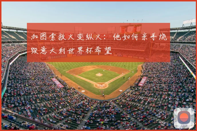 加图索救火变纵火：他如何亲手烧毁意大利世界杯希望